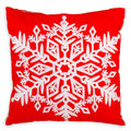 Poduszka, Christmas Magic, Śnieżynka, Czerwona, 40x40 Cm - Empik