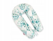 Poduszka ciążowa Longer dla kobiet w ciąży do spania - eucaliptus mint