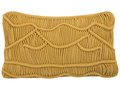 Poduszka dekoracyjna BELIANI Kiris, żółta, 30x50 cm  - Beliani