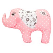 Poduszka dla dziecka kształt słonik różowy