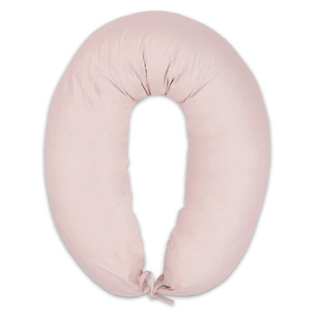 Poduszka do karmienia lub do spania na boku 190 cm - Poduszka ciążowa wspierająca pozycjonująca brudny róż - Totsy Baby