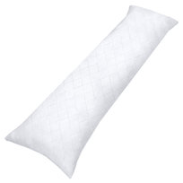 Poduszka do spania na boku 200x40 cm - Komfortowa poduszka dla dorosłych biała