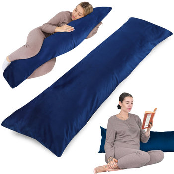 Poduszka do spania na boku z poszewką 40 x 145 cm - komfortowa poduszka do spania na boku na całe ciało - Amazinggirl