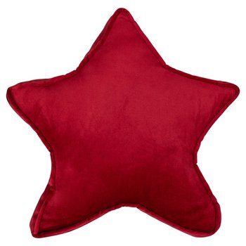 Poduszka Gwiazdka, Joyful Xmas, bordowy, 36 cm - Empik