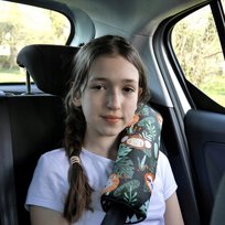 Poduszka i Nakładka na pas bezpieczeństwa 2w1