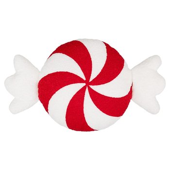 Poduszka, Joyful Xmas, Cukierek, Biało-Czerwony - Empik