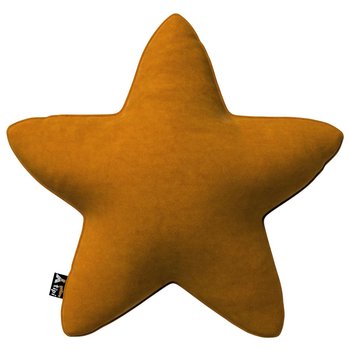 Poduszka Lucky Star, miodowy, 52x15x52cm, Posh Velvet - Yellow Tipi