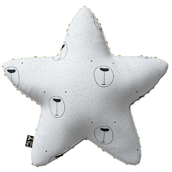 Poduszka Lucky Star z minky, 52x15x52cm, Magic Collection - Yellow Tipi