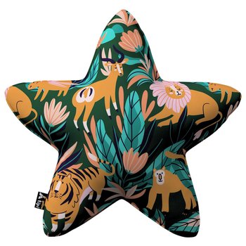 Poduszka Lucky Star, zielony, 52x15x52cm, Magic Collection - Yellow Tipi