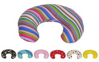 poduszka mała, do karmienia, do siedzenia, ciążowa, zagłówek poduszka mała, do karmienia, do siedzenia, ciążowa, zagłówek (wzór: groszki na szarym - biały)