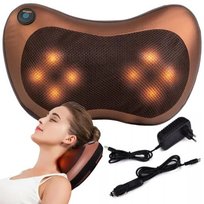 PODUSZKA MASUJĄCA SHIATSU MASAŻER DO MASAŻU KARKU PLECÓW CIAŁA GRZEJĄCY