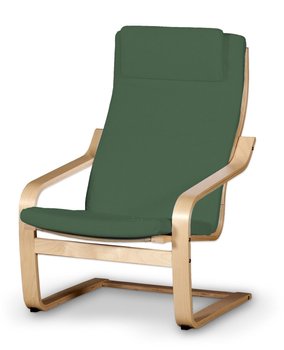 Poduszka na fotel Poäng II, Forest Green (zielony), Fotel Poäng II, Cotton Panama - Dekoria