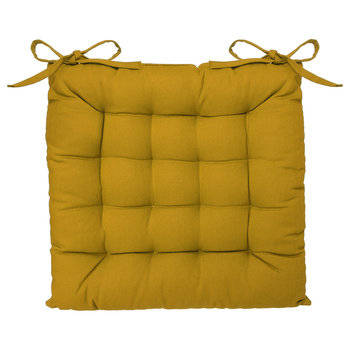 Poduszka na krzesło ATMOSPHERA, żółta, 38x38 cm - Atmosphera