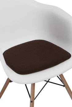 Poduszka na krzesło INTESI Arm Chair, brązowa, 39x40 cm - Intesi