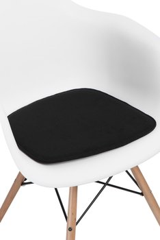 Poduszka na krzesło INTESI Arm Chair, czarna, , 39x40 cm - Intesi