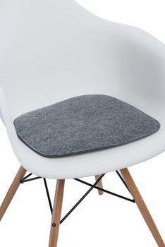 Poduszka na krzesło INTESI Arm Chair, szara, 39x40 cm - Intesi
