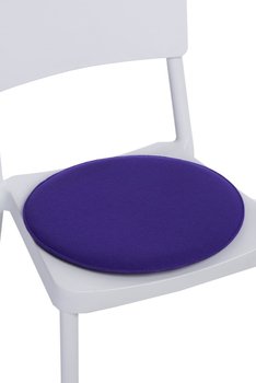 Poduszka na krzesło INTESI, fioletowa, 39x39 cm - Intesi