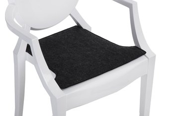 Poduszka na krzesło INTESI Royal, ciemnoszara, 42x44 cm - Intesi