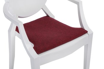 Poduszka na krzesło INTESI Royal, czerwona, 42x44 cm - Intesi