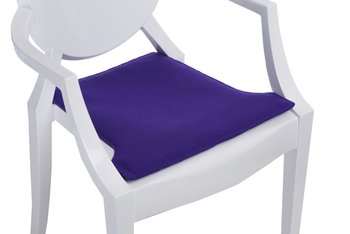 Poduszka na krzesło INTESI Royal, fioletowa, 42x44 cm - Intesi
