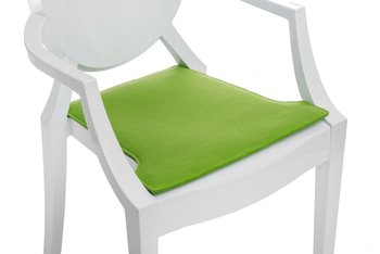 Poduszka na krzesło INTESI Royal, zielona, 42x44 cm - Intesi
