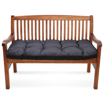 Poduszka na ławkę na zewnątrz, poduszka na paletę 100x50 cm - poduszki  do mebli ogrodowych grafit - Amazinggirl