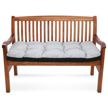 Poduszka na ławkę na zewnątrz, poduszka na paletę 100x50 cm - poduszki  do mebli ogrodowych jasnoszary - Amazinggirl