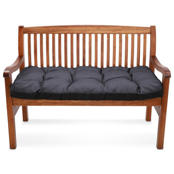 Poduszka na ławkę na zewnątrz, poduszka na paletę 40 x 120 cm - poduszki  do mebli ogrodowych grafit - Amazinggirl