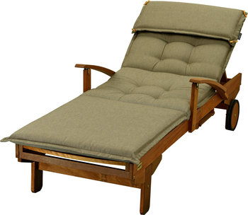 Poduszka na leżak ogrodowy BARBADOS 198x64x8 cm Cappuccino - AMPO