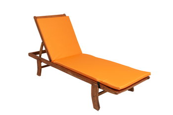 Poduszka na leżak, pomarańczowa, 190x60x4cm, poduszka na leżak ogrodowy, poduszka płaska, poduszka ogrodowa, poduszka na fotel/ Setgarden - Inny producent (LIN)