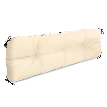 Poduszka na palety na zewnątrz - 40x120 cm - siedzisko na europalety nadające się do prania beżowy - Amazinggirl