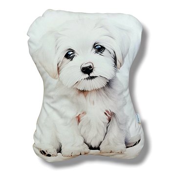 Poduszka piesek maskotka pies przytulanka pies maltańczyk - Uszyciuch