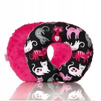 Poduszka podróżna dla dzieci rogal zagłówek folk