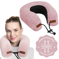Poduszka Podróżna na Szyję Rogal do Samolotu LUX XL z Pianką Memory BetterSleep