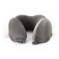 Poduszka Podróżna Turystyczna, Ergonomiczna, Rogal, Pianka Memory Foam, Szara Travel Blue