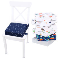 Poduszka podwyższająca dla dziecka 32x32x8 cm - wodoodporne siedzisko na krzesło dziecięce Granatowy