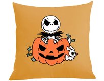 Poduszka + poszewka nadruk Halloween Dynia