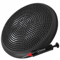 Poduszka Sensoryczna Rehabilitacyjna Sensomotoryczna Jeżyk Dysk do Ćwiczeń Czarna