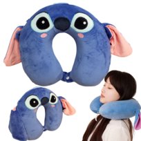 Poduszka Stich & Lilo Zagłówek Rogal Podróżna Turystyczna Z Uszami Miękka