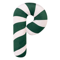 Poduszka świąteczna Cukierek Laska 35*57 cm zielone pasy