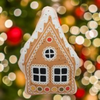 PODUSZKA ŚWIĄTECZNA Domek Z PIERNIKA podusia PIERNICZEK