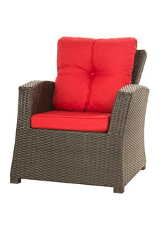 Poduszki na fotel ogrodowy, 52x56x7cm+ 50x56cm., czerwony - Inny producent