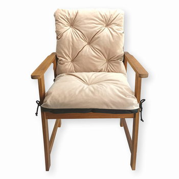 Poduszki na fotele ogrodowe, 50x50x50 cm, Beż - 4L Textil