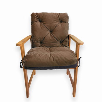 Poduszki na fotele ogrodowe, 50x70x50 cm, Brąz - 4L Textil