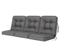 Poduszki na Huśtawkę, Ławkę Ogrodową 150 cm 3szt. Grafit