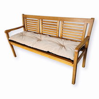 Poduszki na meble ogrodowe bez oparcia, 100x60 cm, Beż