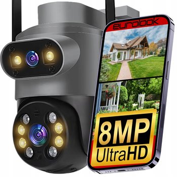PODWÓJNA KAMERA ZEWNĘTRZNA WIFI OBROTOWA IP 8MPX UHD APLIKACJA 4K 8MP AUDIO [EUROLOOK ZC-02 Dual]] - Eurolook