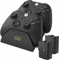 Podwójna Stacja Ładująca Do Padów Xbox One/Series S/X + 2 Akumulatory
