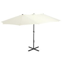 Podwójny parasol ochronny UV, 460x270x246 cm, pias
