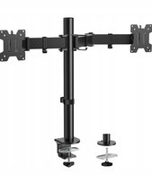 Podwójny uchwyt biurkowy 2W1 na 2 monitory 13–32” Huanuo HNCM25